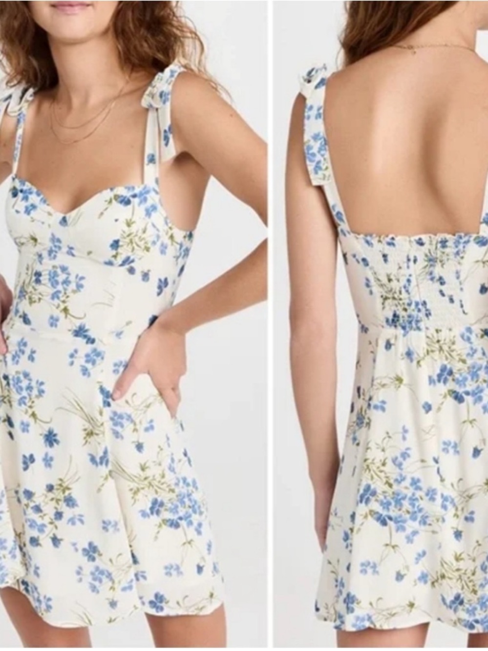 Reformation Niara Bustier Sleeveless Mini Dress Size 12